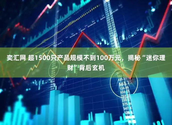 奕汇网 超1500只产品规模不到100万元，揭秘“迷你理财”背后玄机
