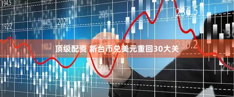 顶级配资 新台币兑美元重回30大关